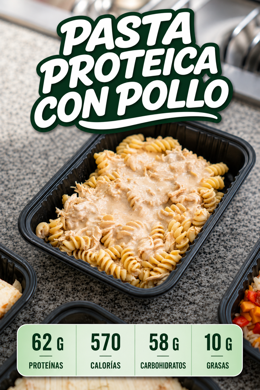 Comida proteica KOBA para acompañar entrenamiento